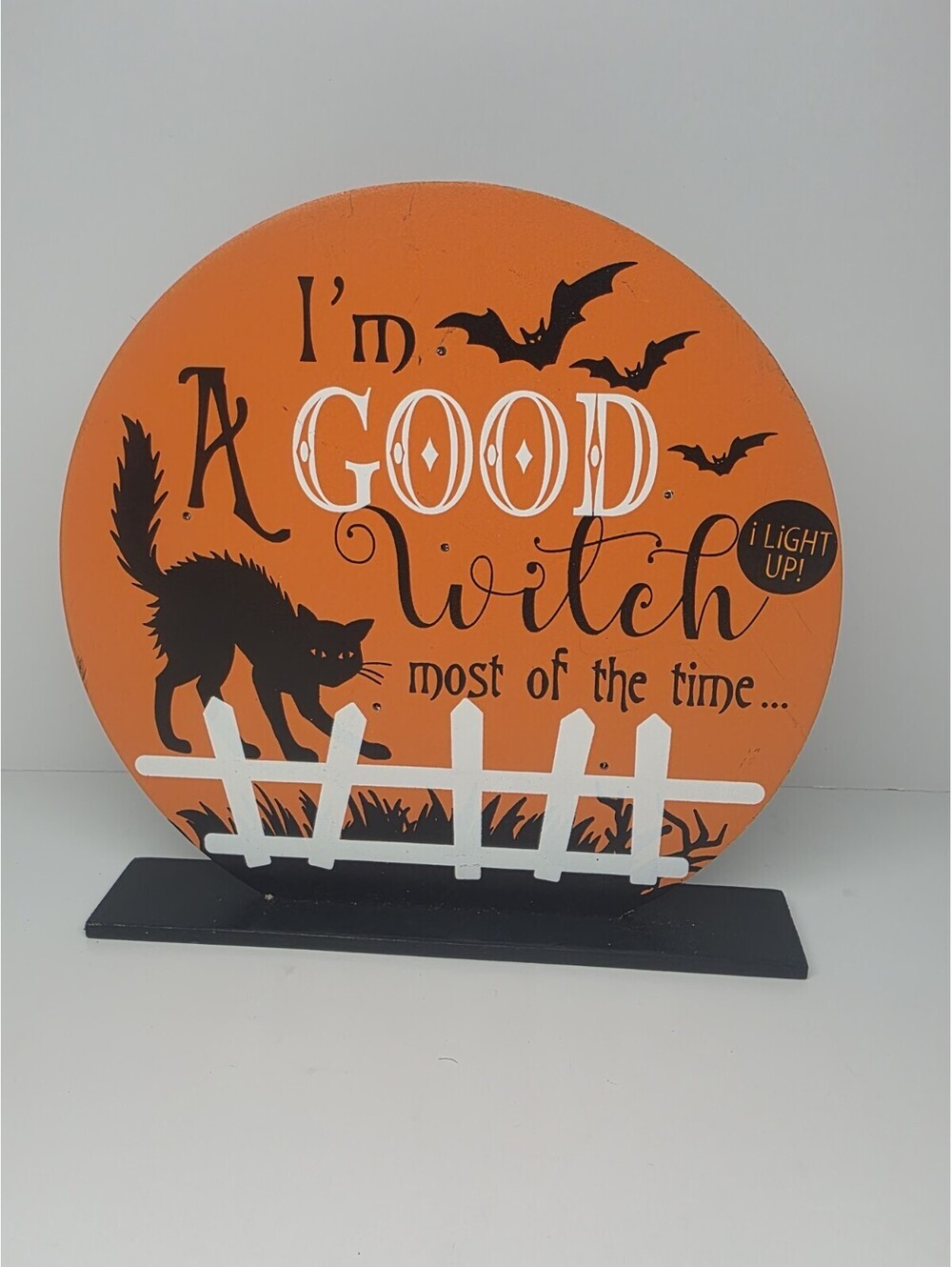 Iโm A Good Witch 8โ Halloween Light Up Sign